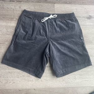 Vuori Corduroy Navy Shorts